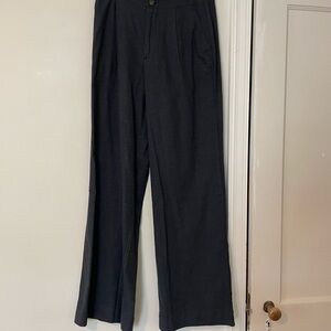 Marine Layer Navy Wide Leg Pants